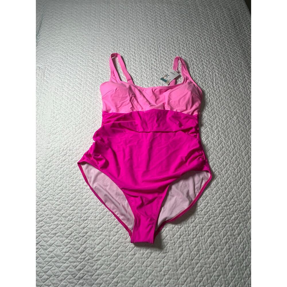 BEAUTIFUL HOT PINK ONE PIECE SWIMSUIT ( NWT)  B2PRITY / Size  2 XL